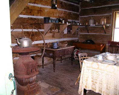 [ Wide View of Front Room, Lucan Area Heritage and Donnelly Museum, Copyright Great Unsolved Canadian Mysteries Project, Jennnifer Pettit,   ]
