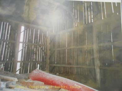 [ Ghost-Like Images at Donnelly Homestead, Many claim to have felt and/or witnessed the presence of ghosts at the Donnelly homestead.  By Permission of Robert Salts, Unknown, Private Collection of Robert Salts  ]