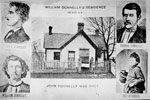 Carte postale  leffigie des Donnelly 