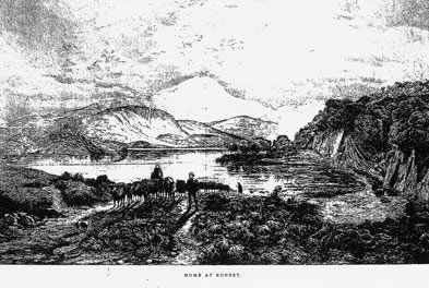 [ Home at Sunset, 1880, Unknown, D.B. Weldon Libary, University of Western Ontario AP5.C13 ]