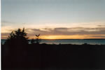 Coucher de soleil sur La Baie