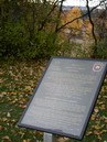 Plaque marking Tsilhqot'in Chiefs Burial Place