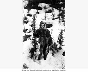 [ Woman and Dog, Klondike ]