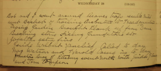 [ Mark Robinson's Daily journal, April 28, 1915 ]
