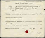 Warrant to Bury After A View