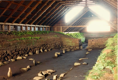 La halle de Stng mise au jour